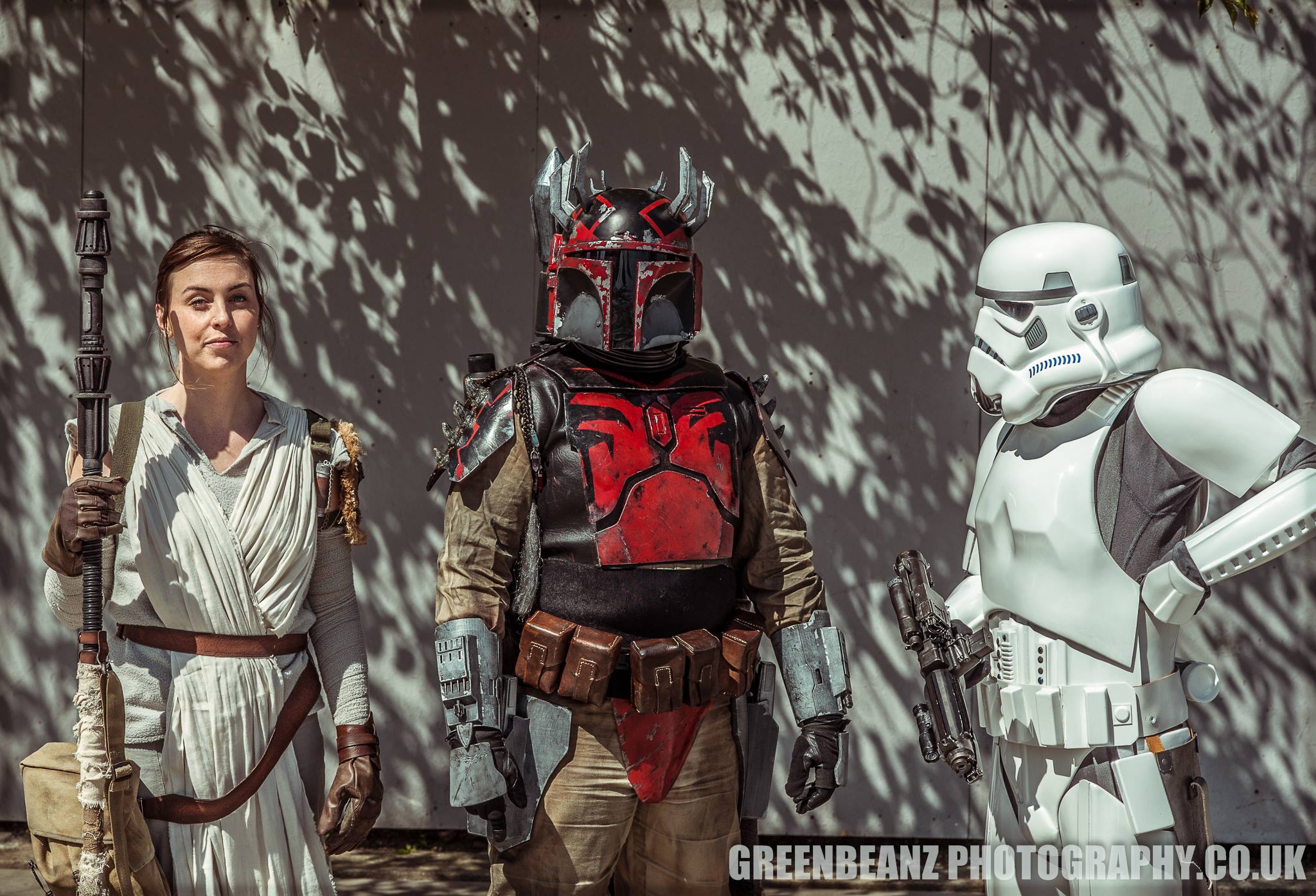 Cosplayers in Plymouth Hoe during Plymouth Devcon 2018