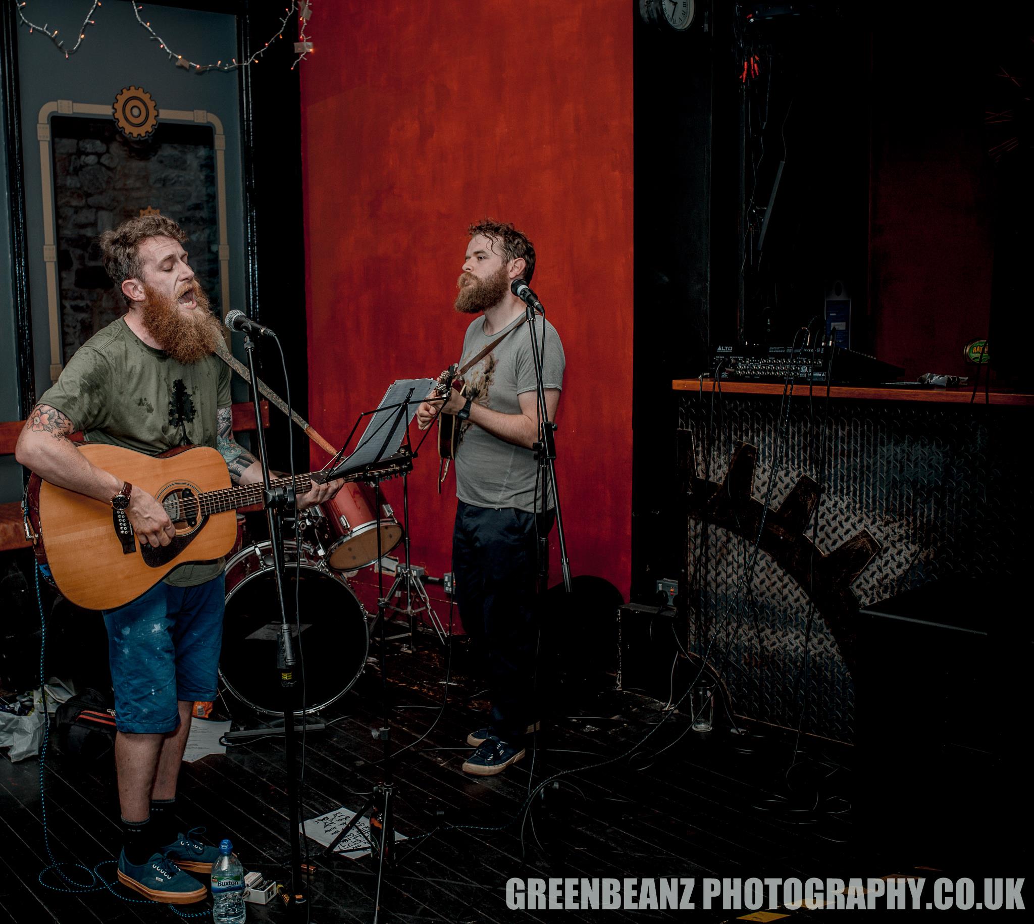 Lucas and Marty of Widows Peak at The Pit and Pendulum in Plymouth 2018