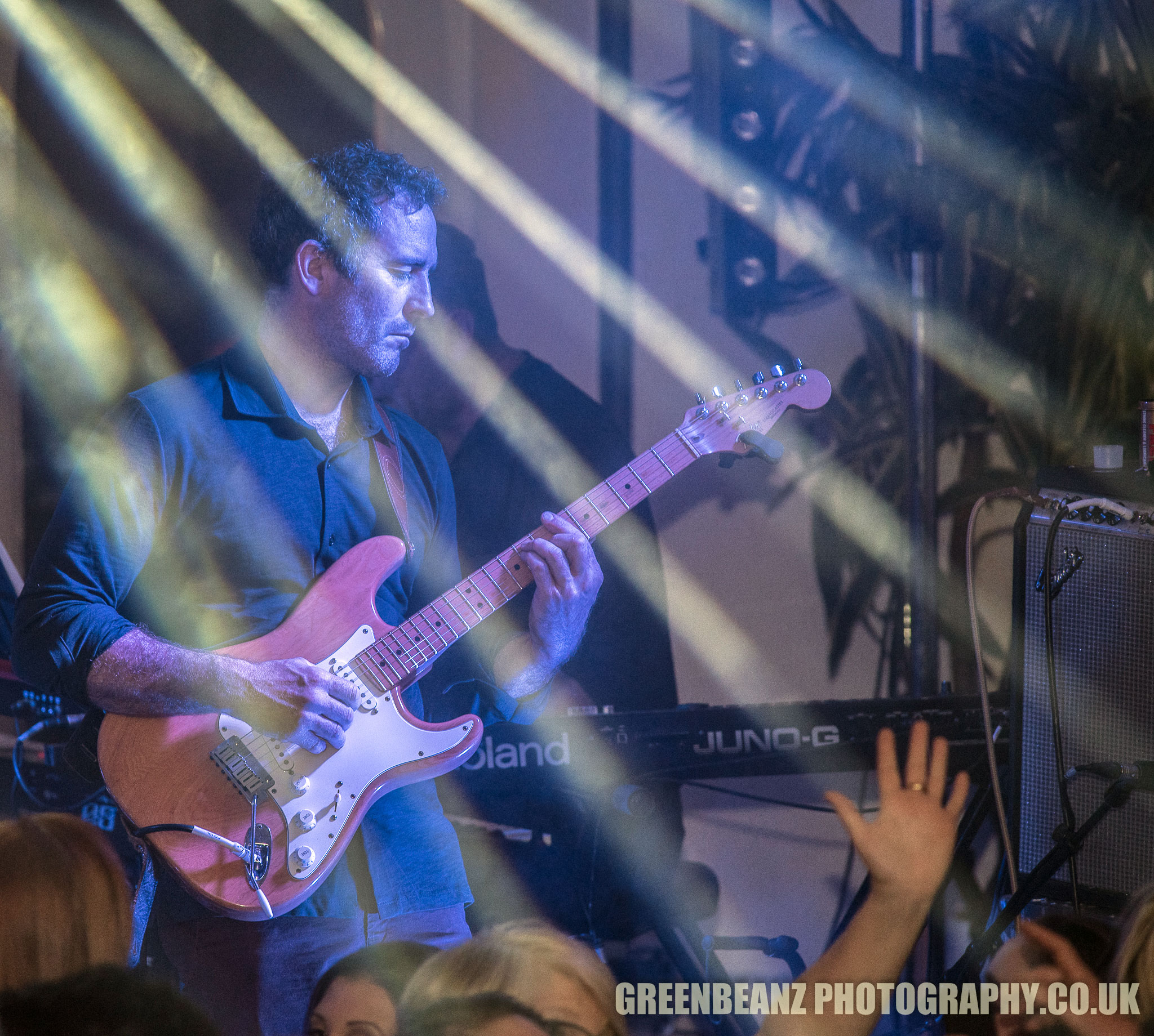 Betamax guitarist at The Treasury in Plymouth May 2019