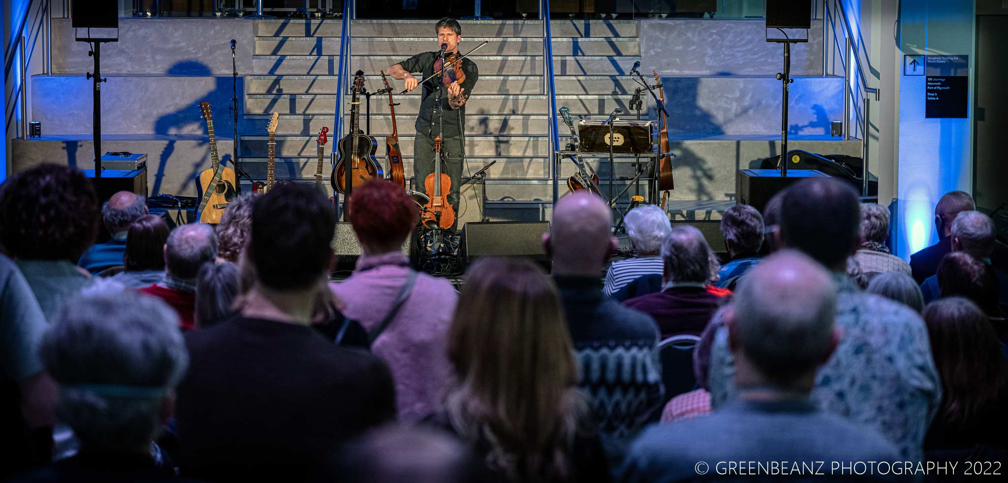 Seth Lakeman and Audience at The Box in Plymouth 2022