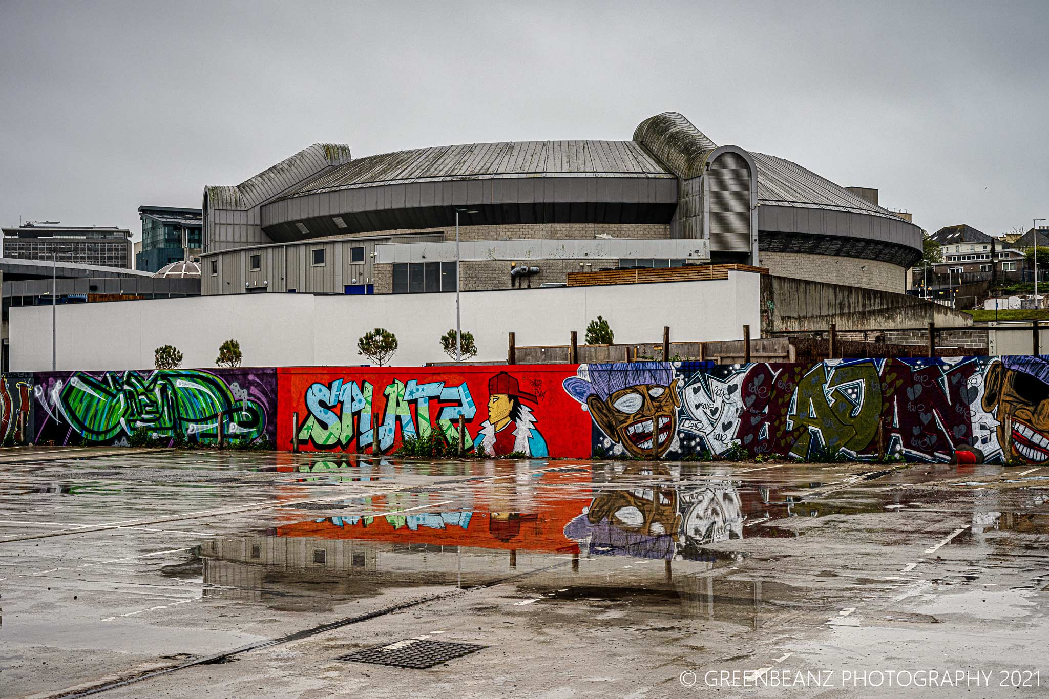 Millbay carpark Plymouth street art