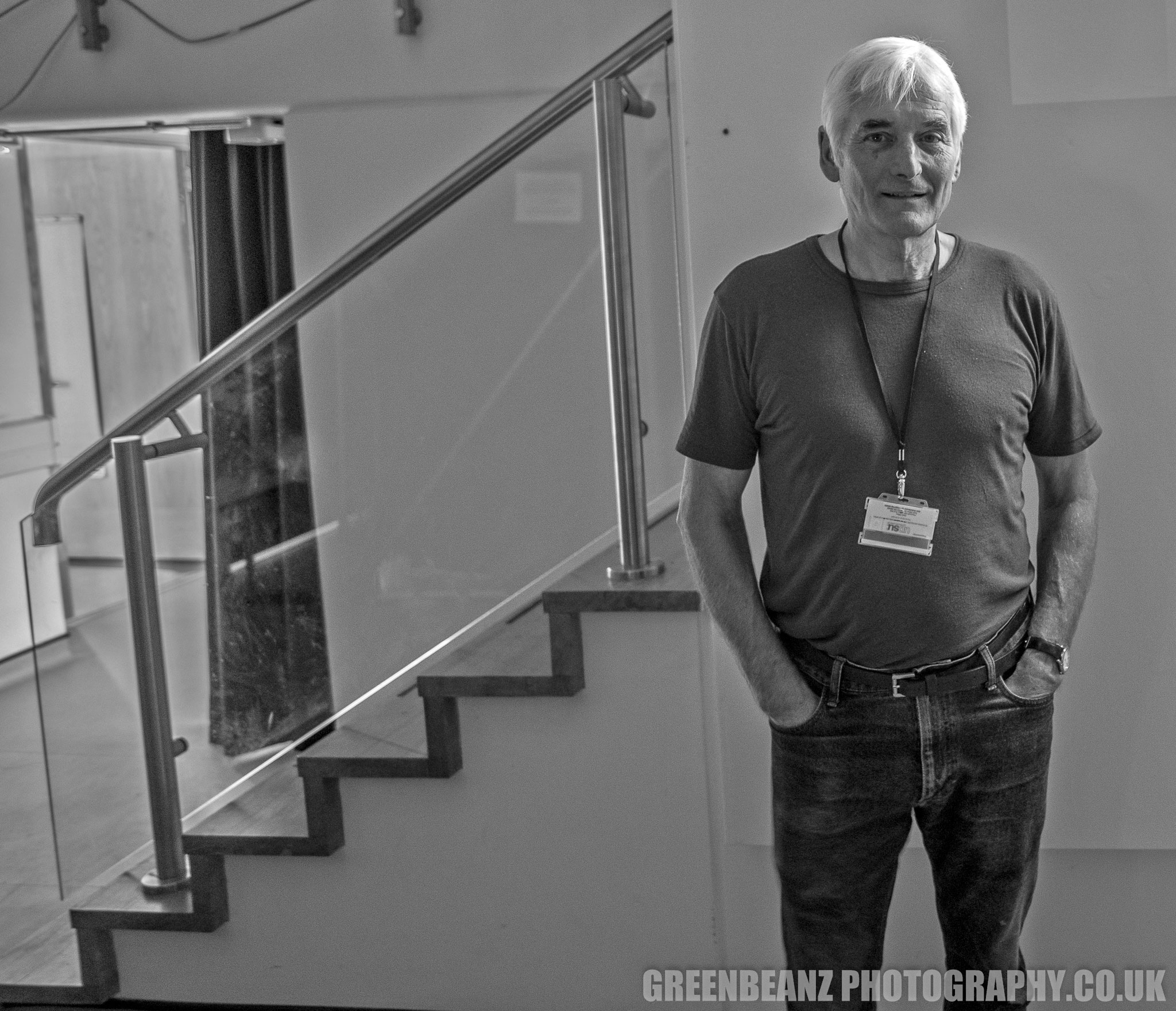 Tony Hill creator of floor film Plymouth Art Weekender 2017