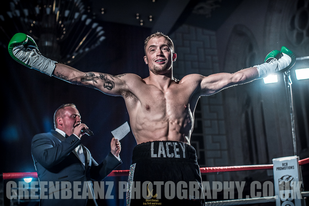 UK Boxer Des Newton at Plymouth Guildhall