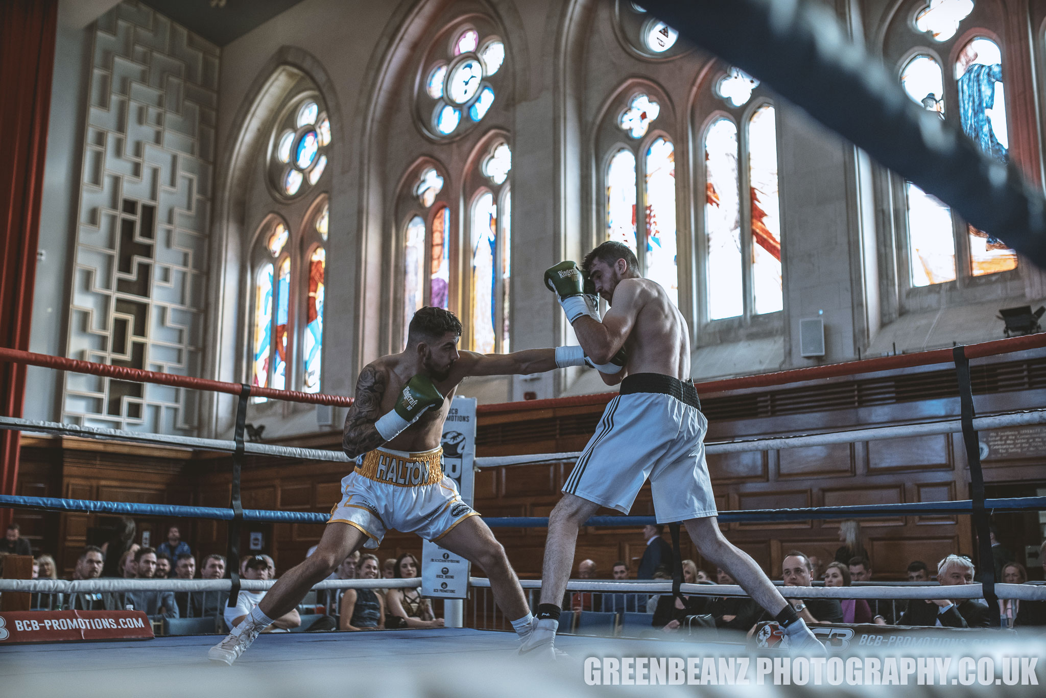 Nathan Halton versus Callum Ide 'Fireworks at the hall' in Plymouth's Guildhall