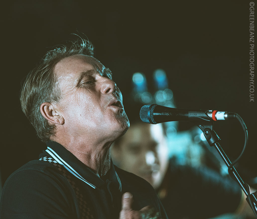 Dave Wakeling of The English Beat UK music photograph singing in Cornwall