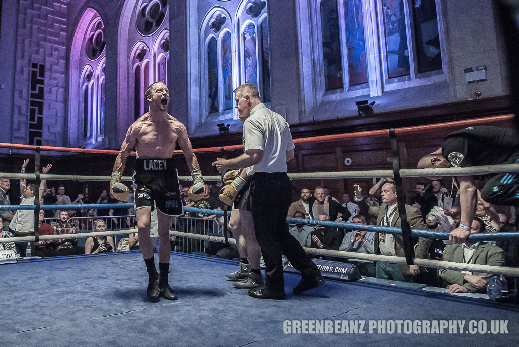 UK Boxer Des Newton at Plymouth Guildhall