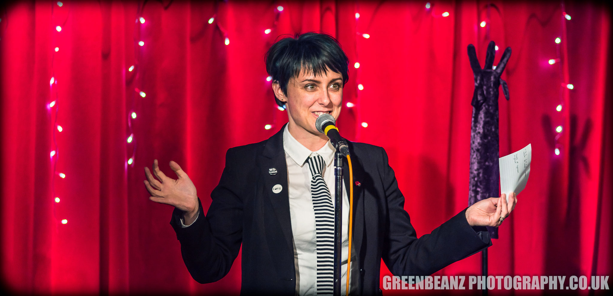 Marion Clare compares Apples and Snakes Poetry Night 'Forked' - at B-Bar 
