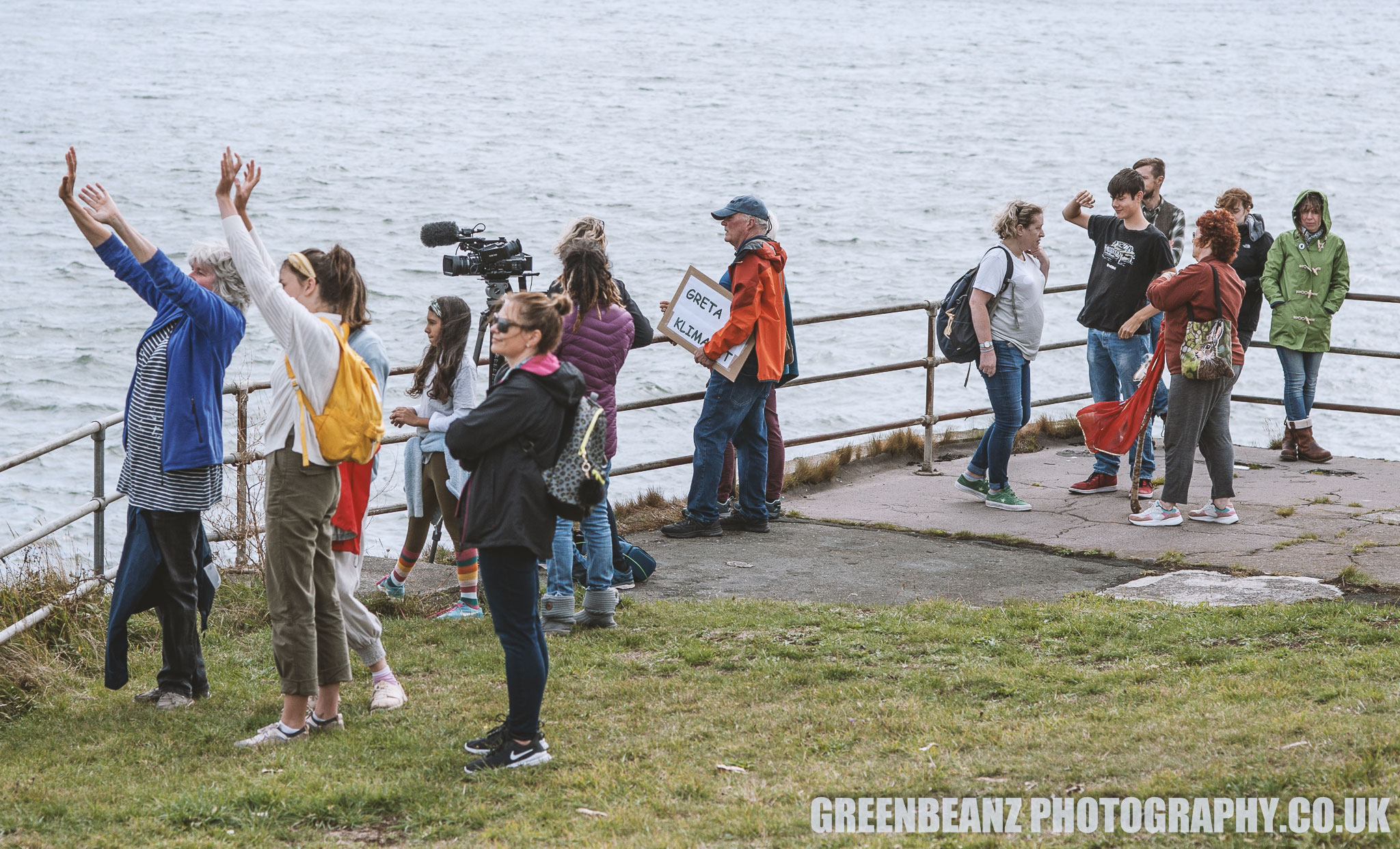 Plymouth waves goodbye to Greta Thunberg from Devil's Point were Darwin sailed the Beagle from on his voyage