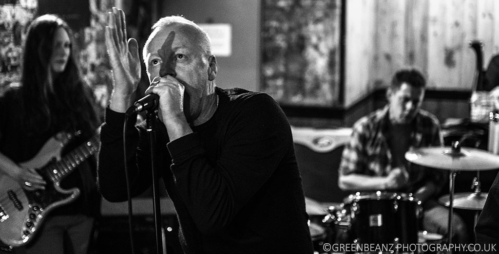 UK Music Photography Image of Live Gig showing Monitor at the Nowhere Inn 