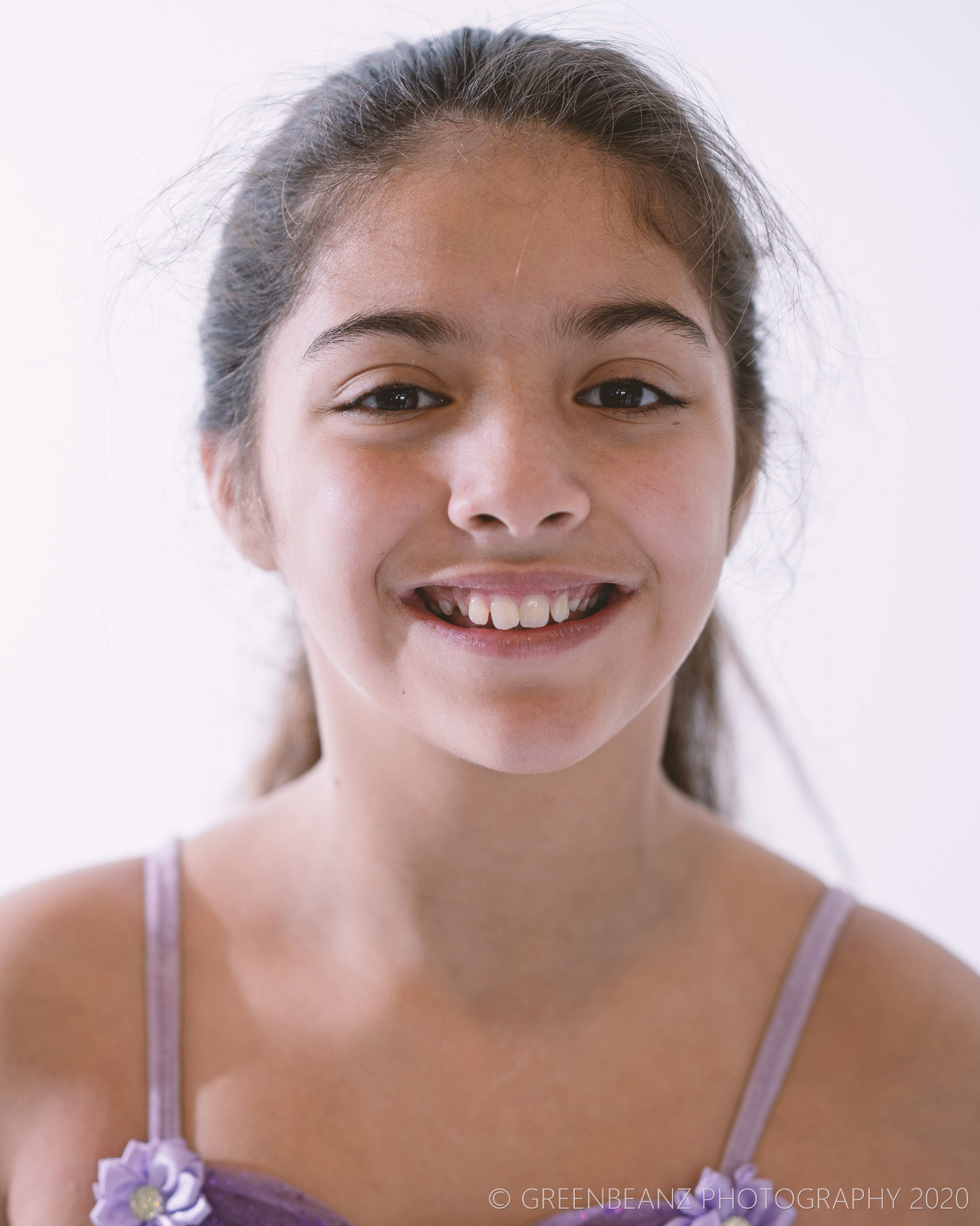 Young Actress poses for headshot in Plymouth