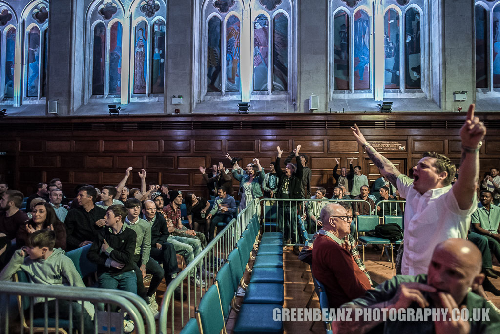 UK Boxin fans at Plymouth Guildhall