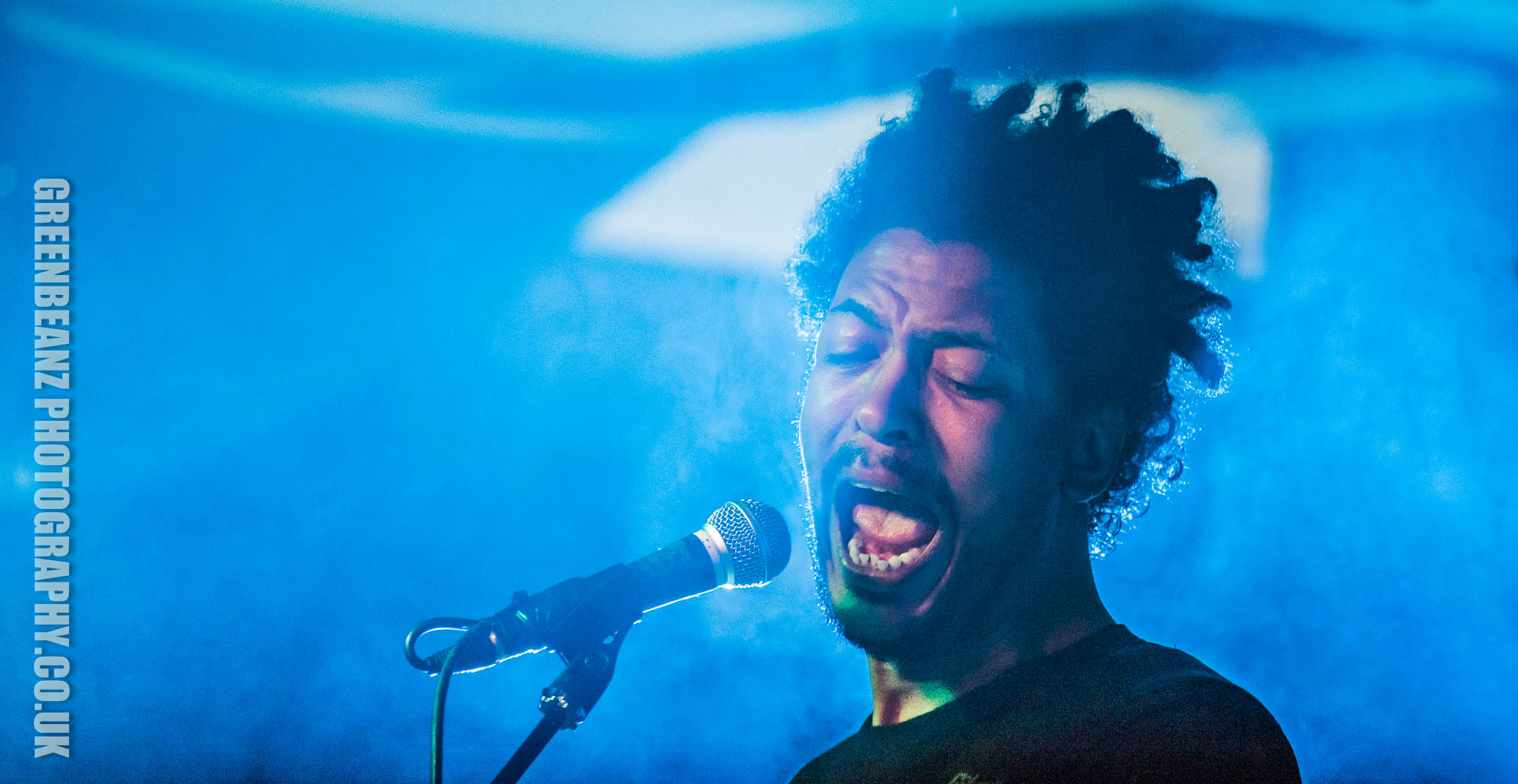 King Colobus singer Stewart MacPherson photographed in plymouth playing to Plymouth Music Fans