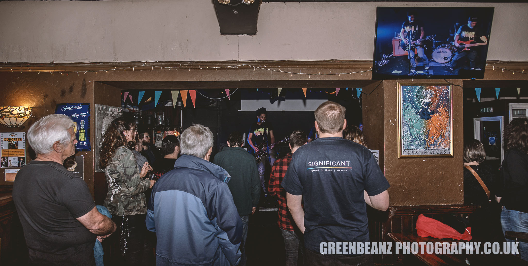 Gig Photograph at The Junction of Plymouth fans watching King Colobus perform