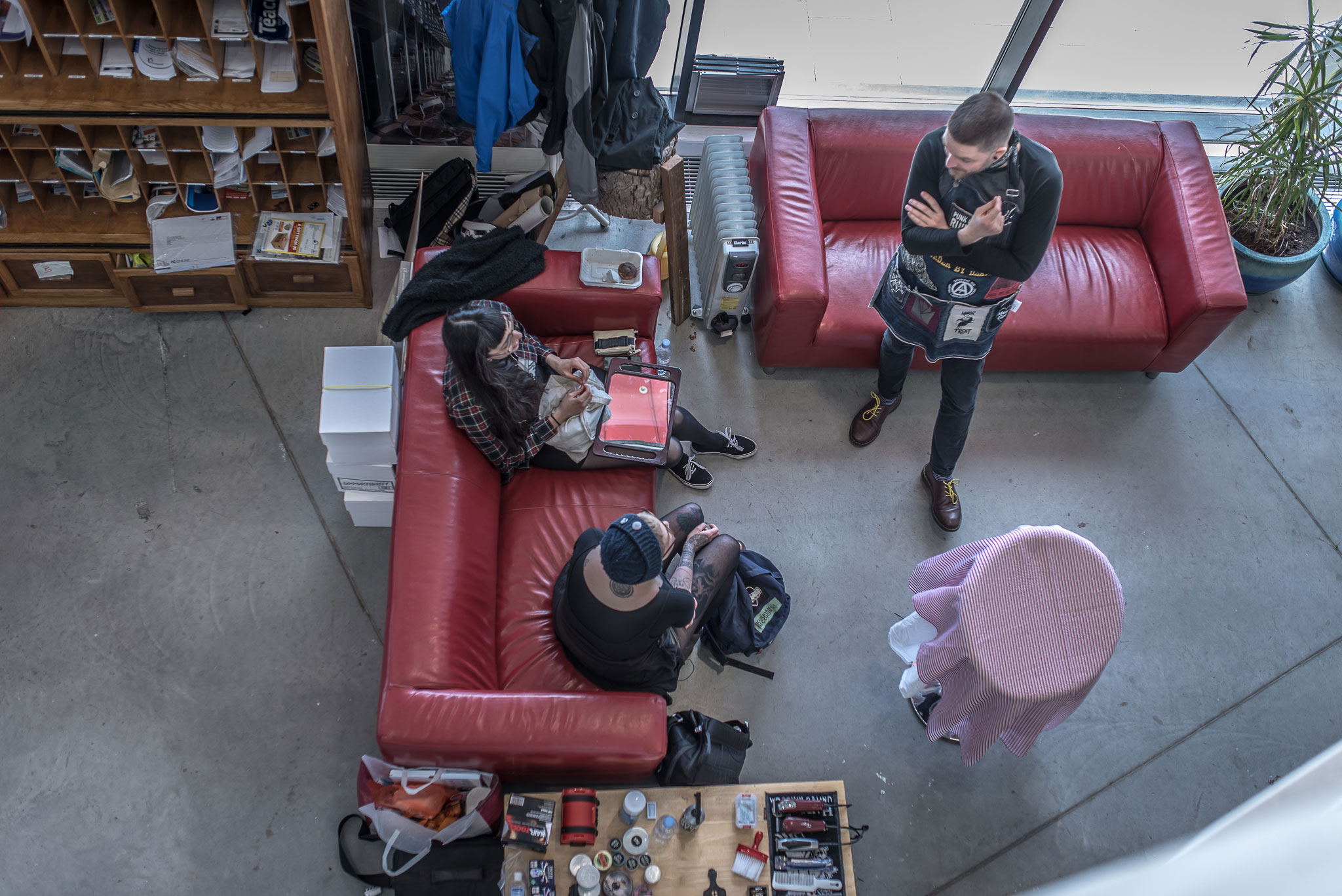 Popup-Business-Photography-Plymouth Cut the Punx from above
