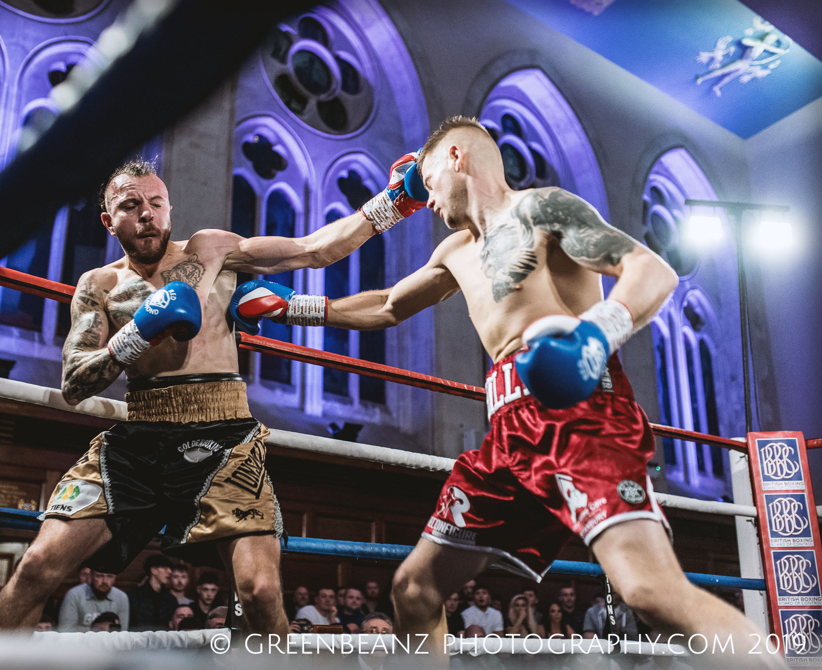 Billy Stanbury boxing Martin Kabrhel UK Professional Boxing in Plymouth 2019