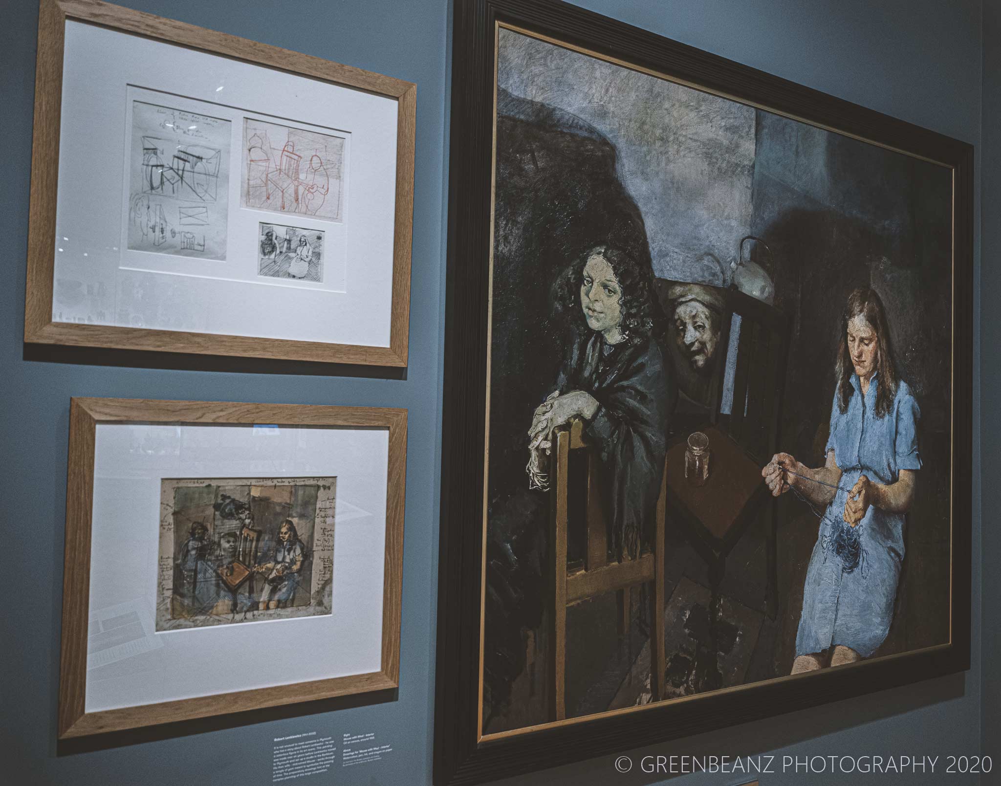 Robert Lenkiewicz's 'Mouse With Wool' at Plymouth's The Box Musems Art Collection 