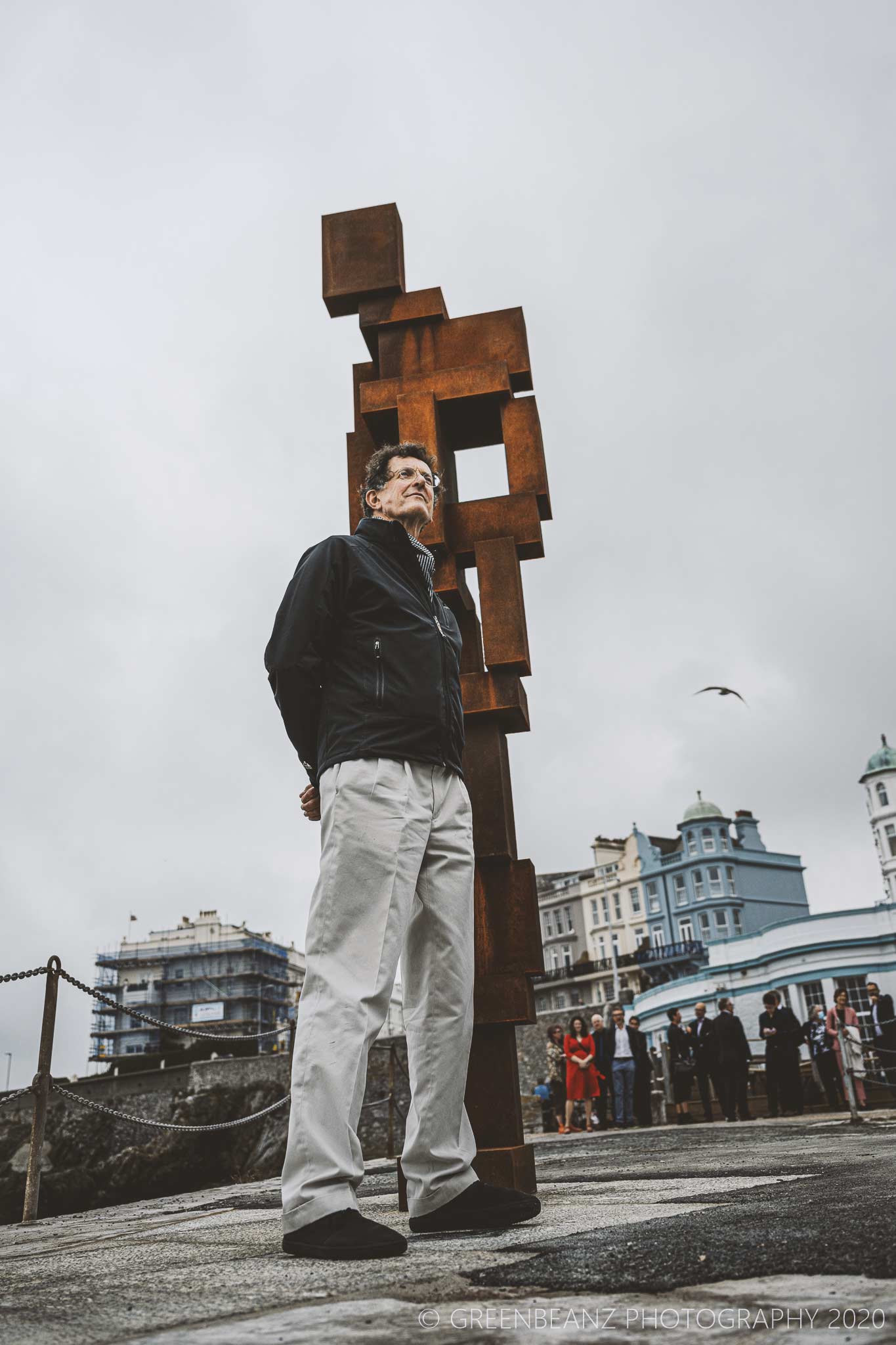 Sir Antony Gormley in Plymouth 22/09/2020