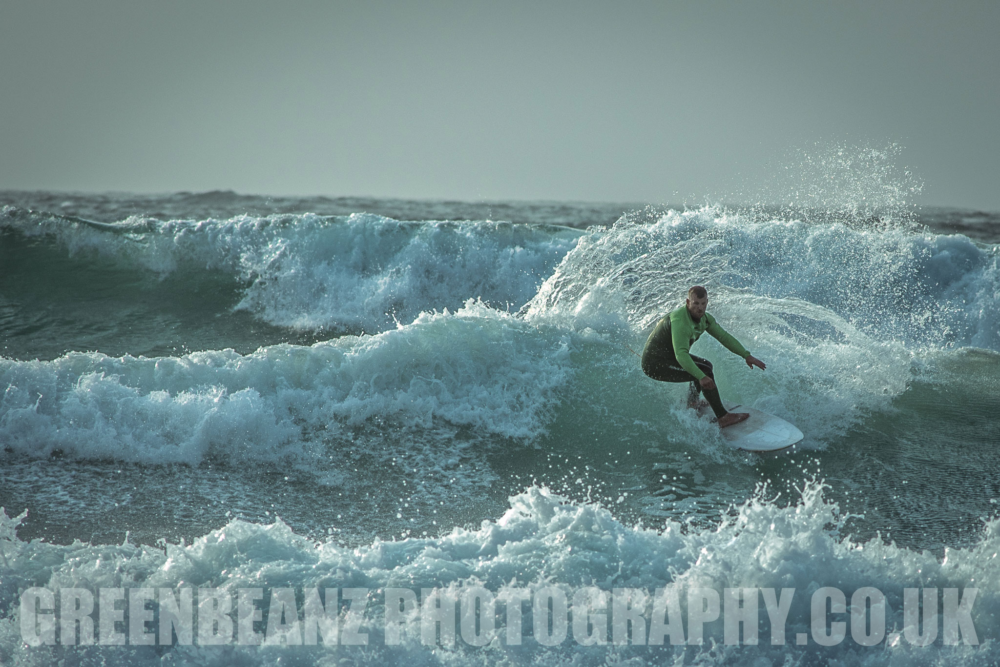 Surfer on Newquay's Fistral Beach