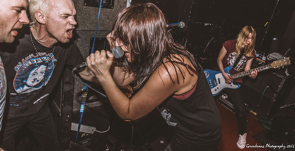  The Ramonas Band with Punk Rock fans at Underground Plymouth Music Venue