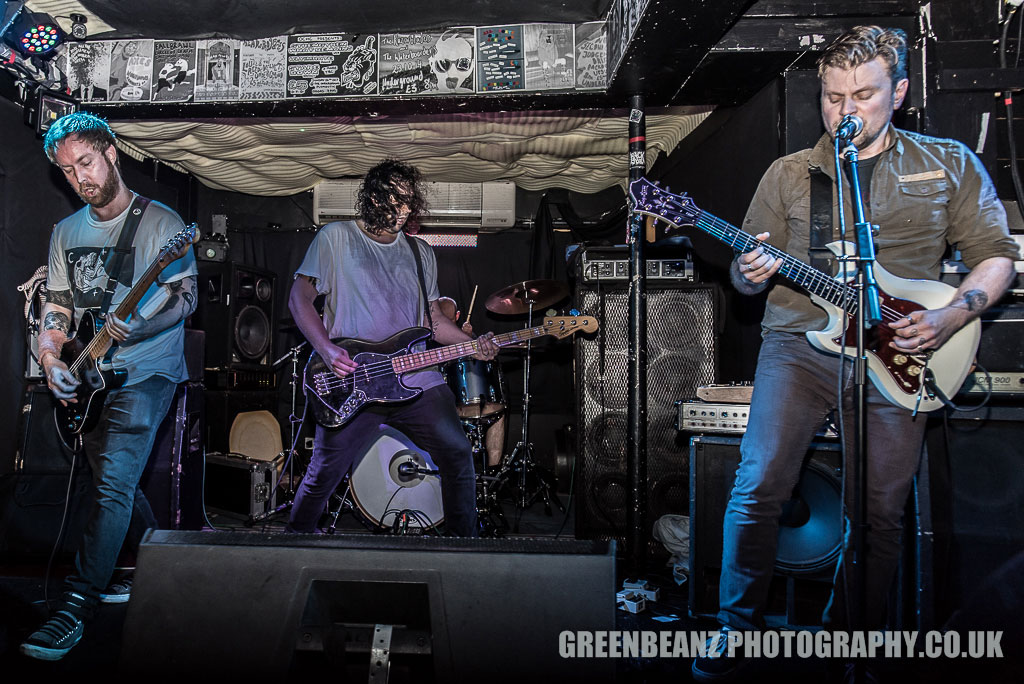 UK Rock Band Tripper photographed in Devon playing at Underground to Plymouth Music Fans