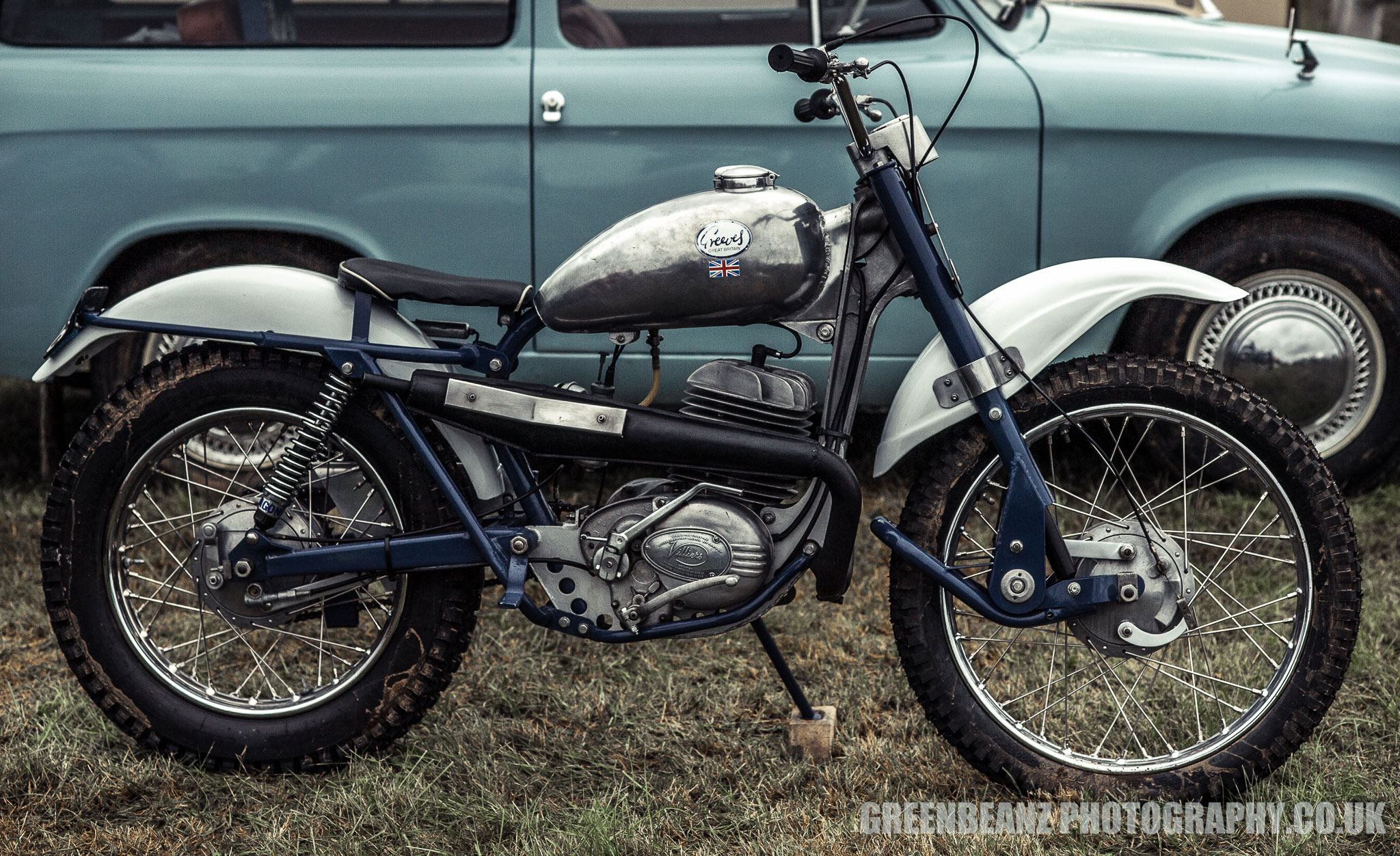 Vintage Motorcycle at Farm Show