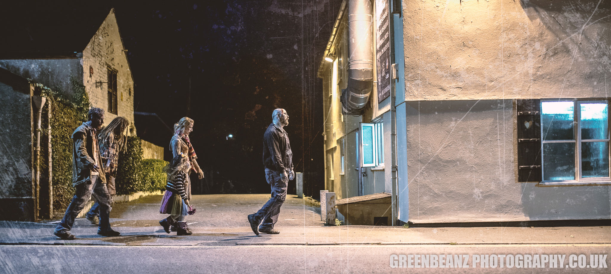 A wide crop showing the Ivybridge Zombie Walk