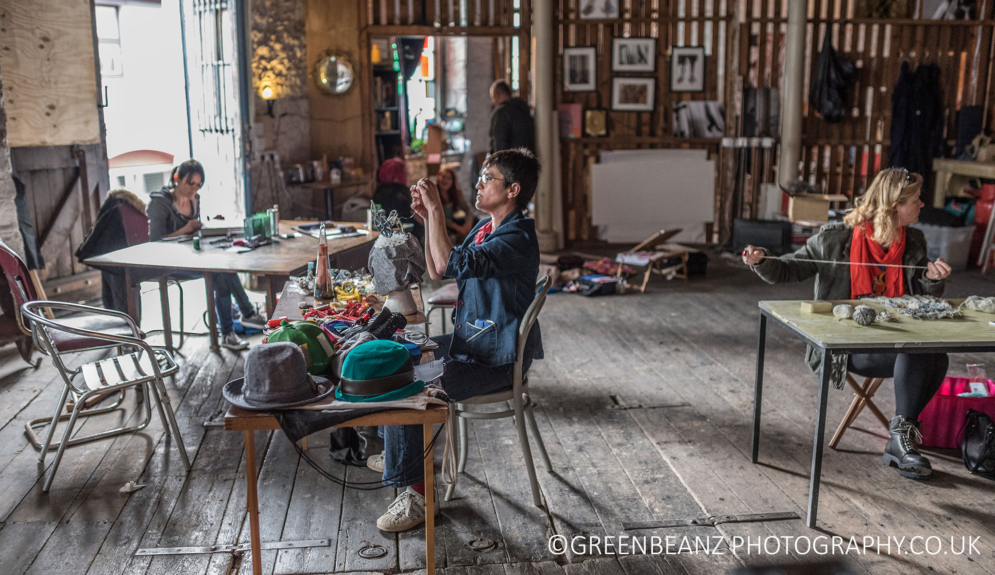 Plymouth Barbican Artists inside former studio of Robert Lenkiewicz