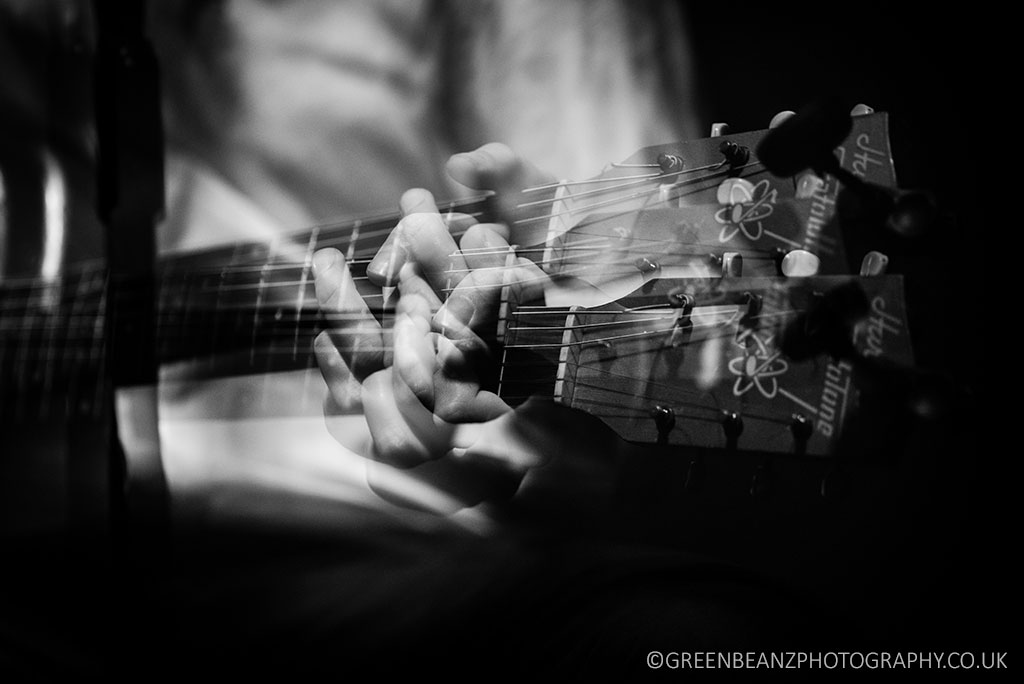 Monochrome Music Photograph Thomas Ford Blues Guitar The Junction Plymouth Music Venue