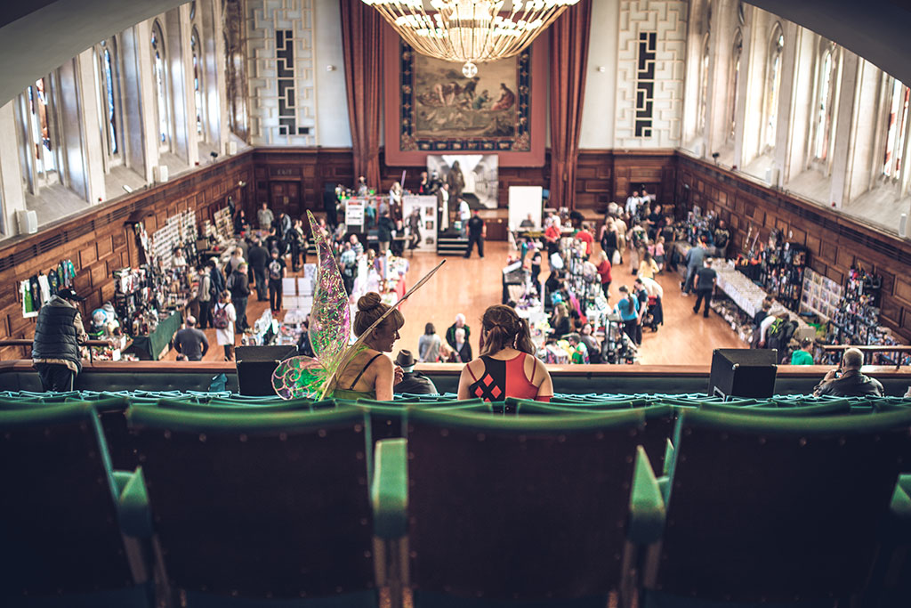 Photograph of Cosplay Fairies in Plymouth Guilhall