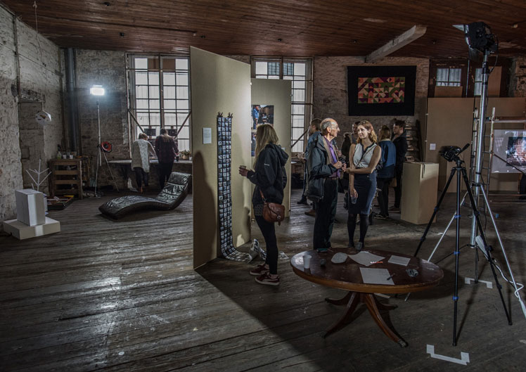 Art show in former studios of Robert Lenkiewicz