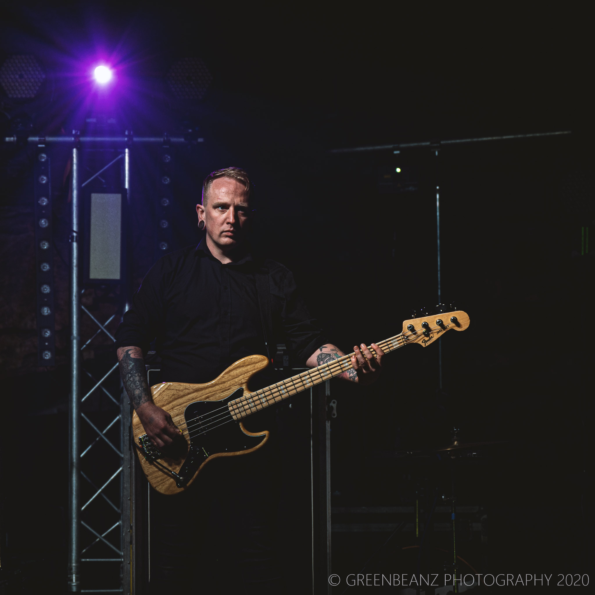 Dan James of Crazy Arm at Carnglaze Caverns