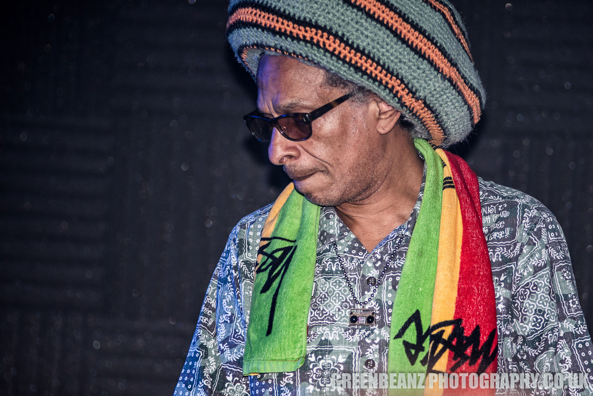 Don Letts The Rebel Dread in nice threads at The Junction Plymouth