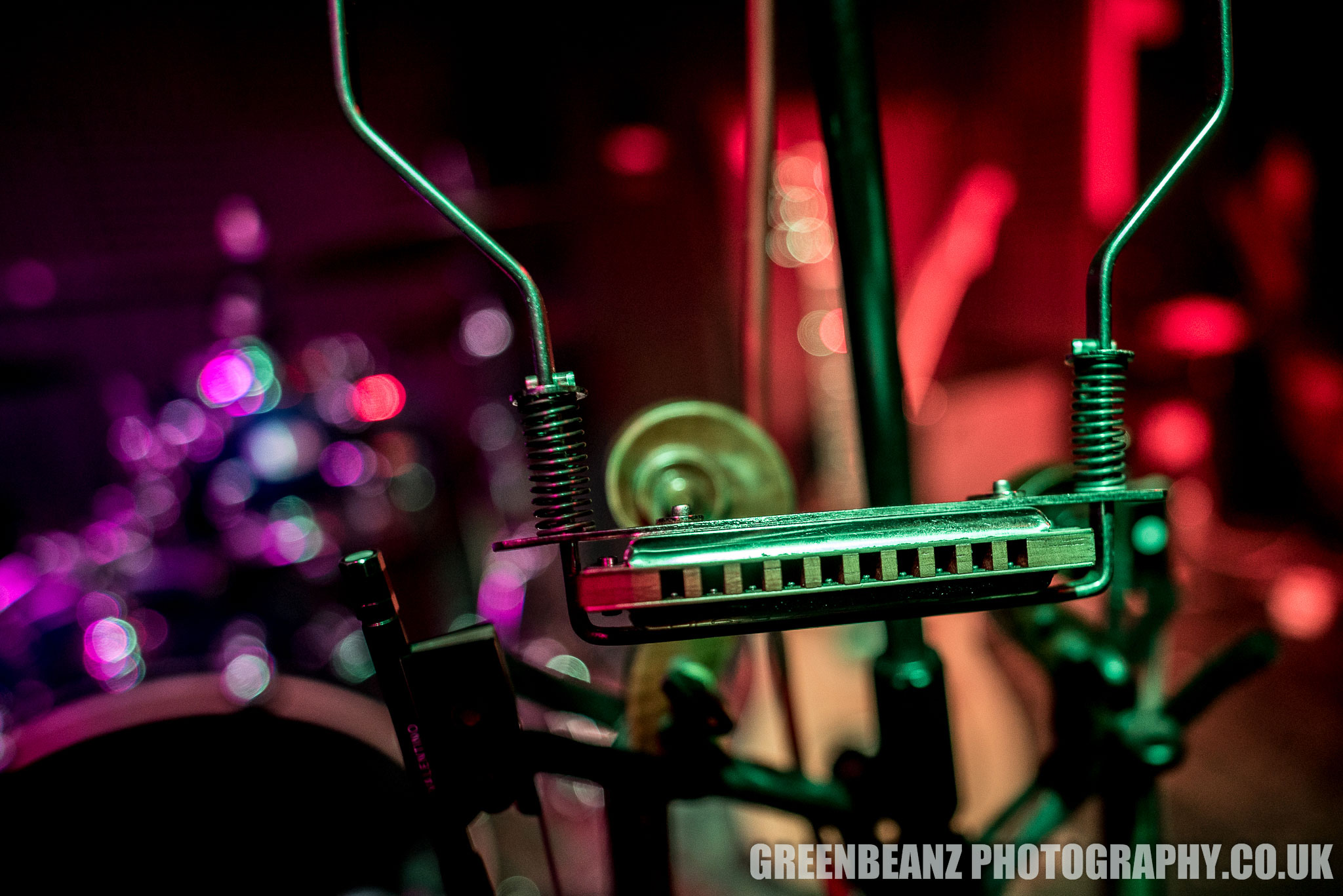 Harmonica at Noble Jacks Gig in Plymouth at Rock Venue The Junction