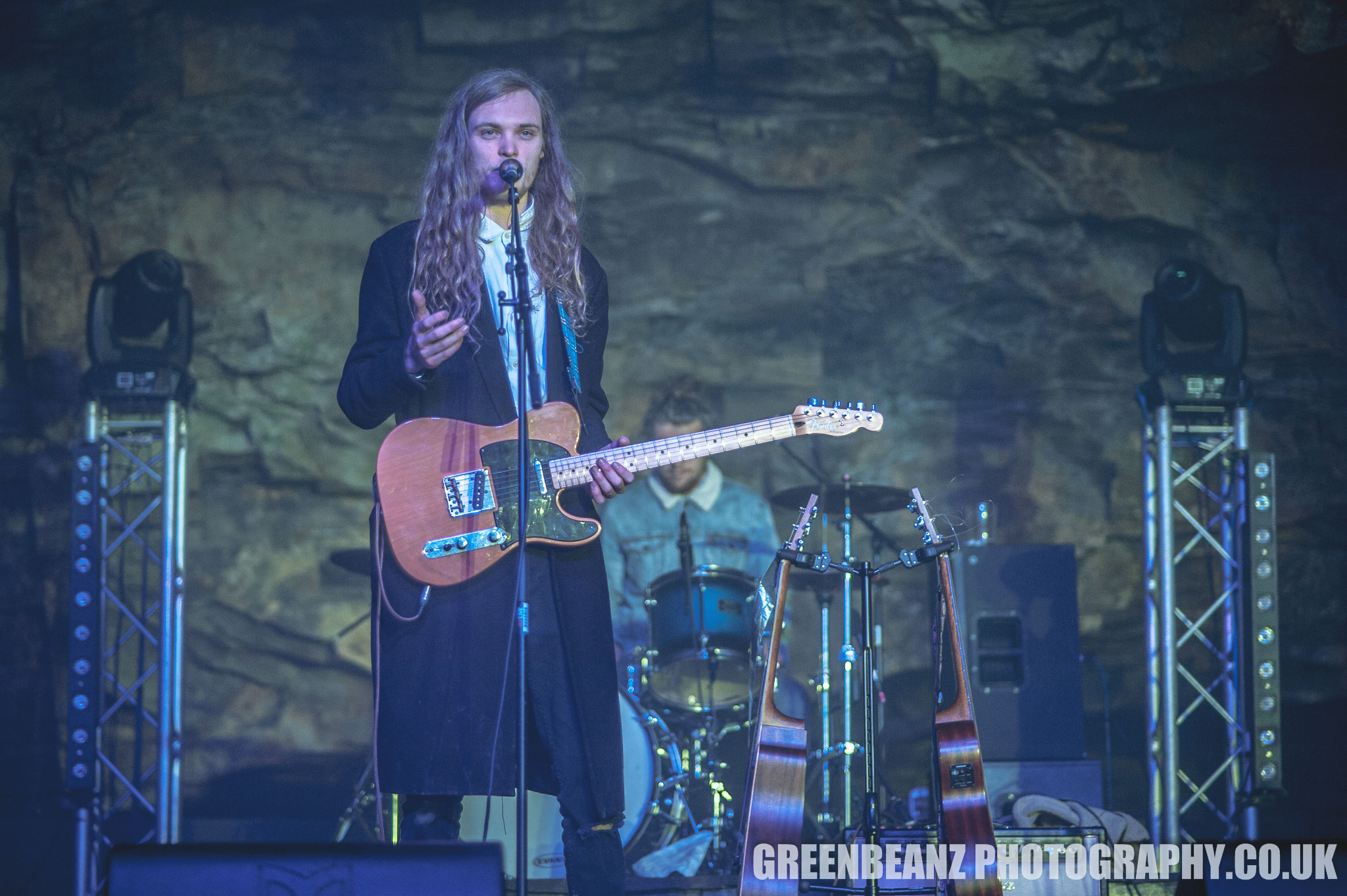 Haunt The Woods Jonathan Stafford at home on stage at Carnglaze