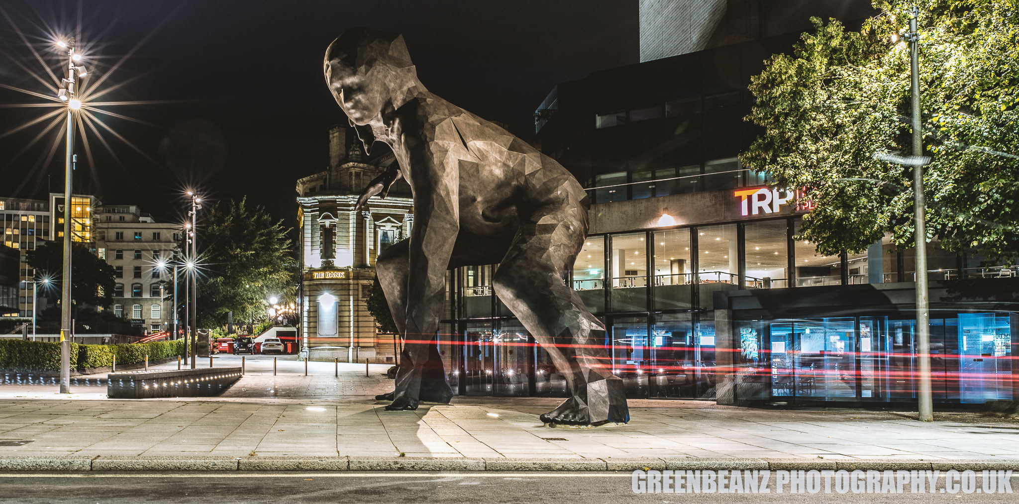 'Messenger' outside of Plymouth's Theatre Royal