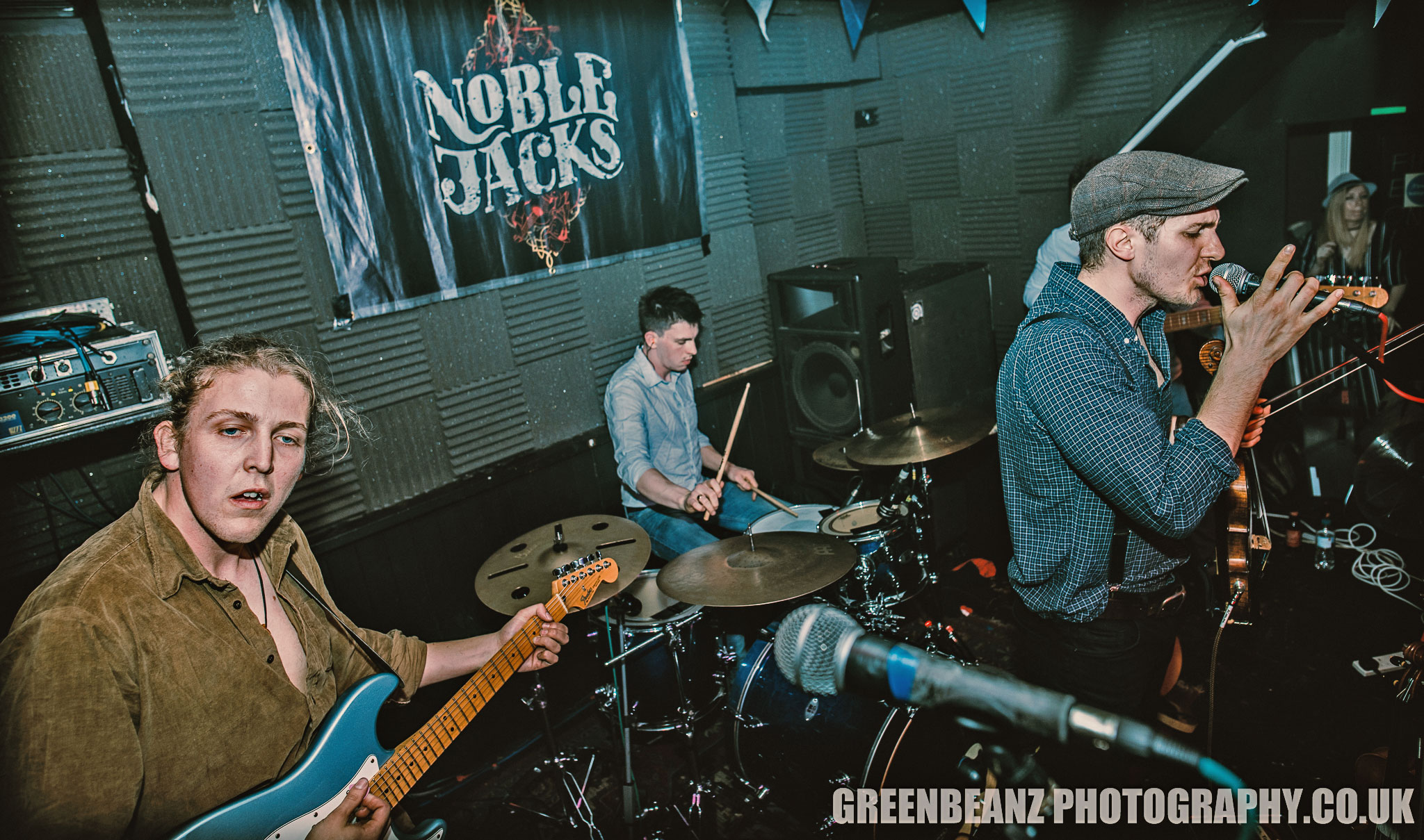 Noble Jacks shot from above at Plymouth Gig during the 2018 UK Tour