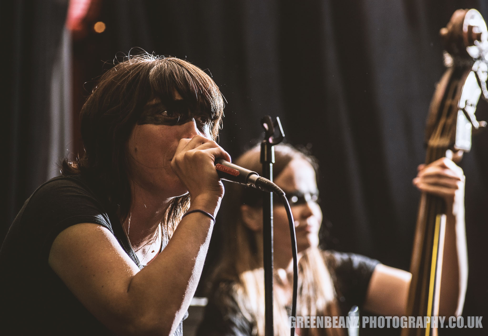 The Eyelids singer Kelly Green at The Thistle Park Tavern during Plymouth Punx Picnic